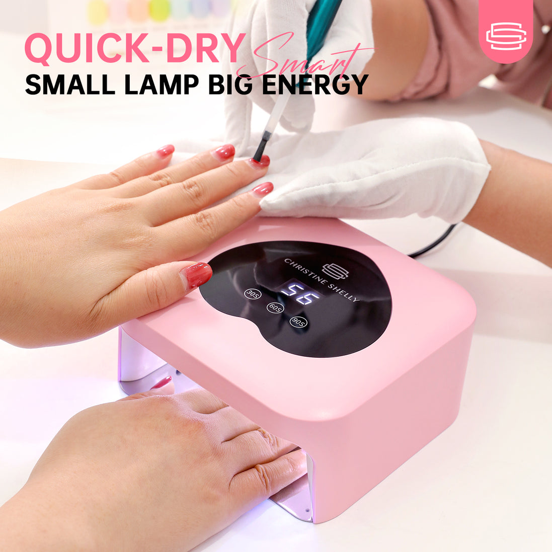 48W Plug-in UV Nail Lamp Heart- CSH13