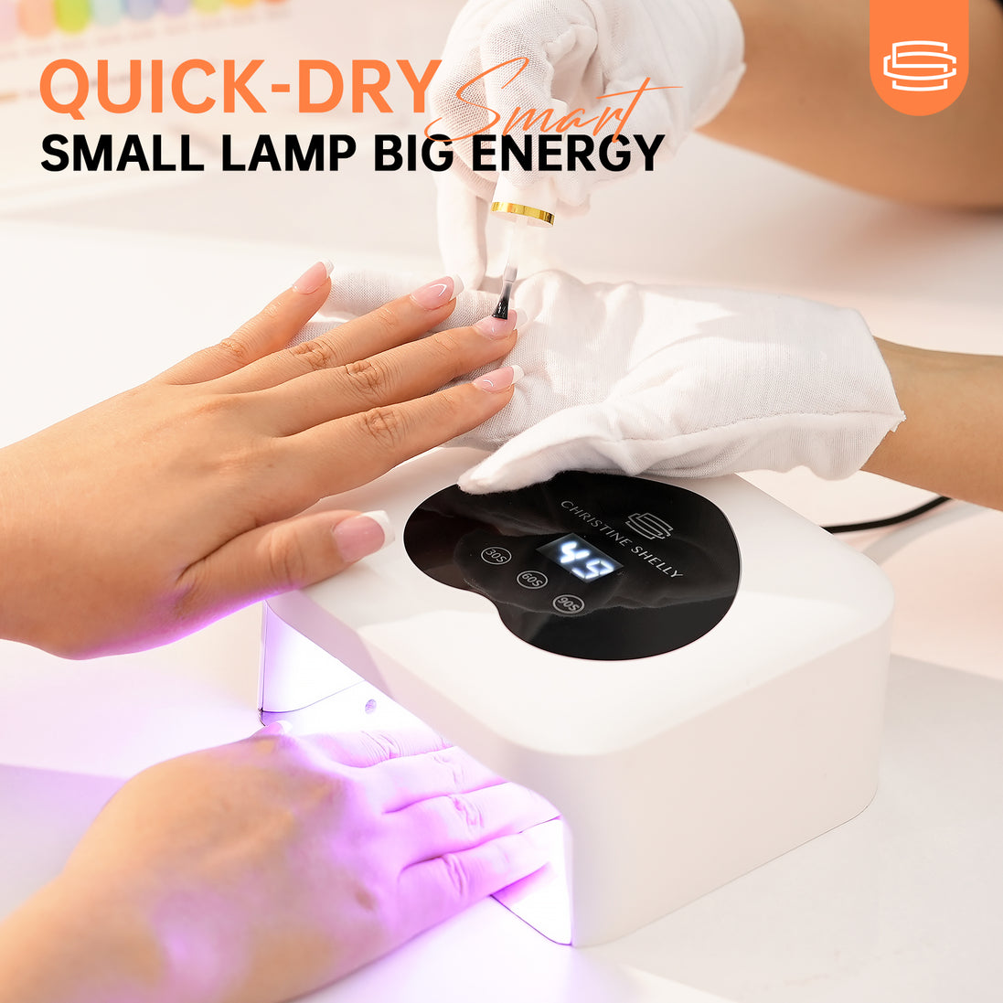 48W Plug-in UV Nail Lamp Heart- CSH13