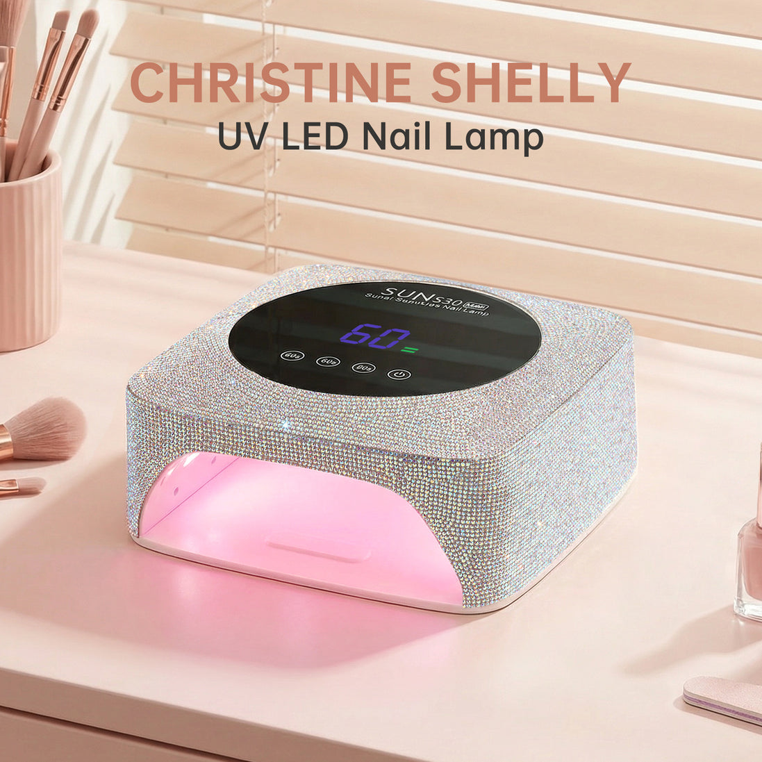 Rechargeable 96W UV Nail Lamp - CSS30-X02