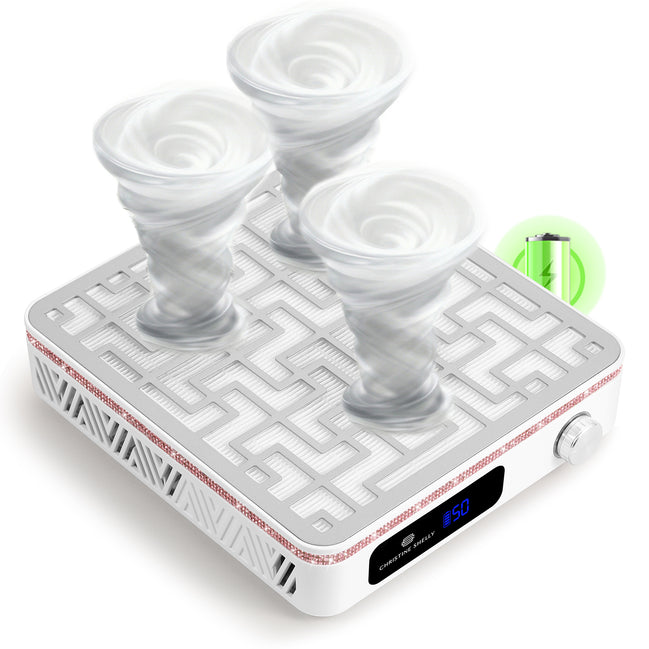 Triple Turbo Fan Rechargeable Nail Dust Collector - CS602-X10