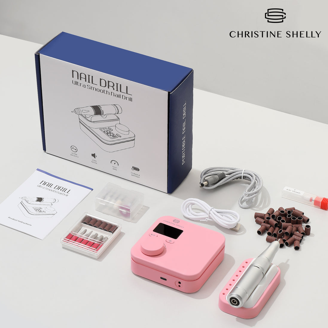 Rechargeable Electric Nail Drill 35000RPM - CS901-X10