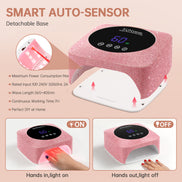 Rechargeable 96W UV Nail Lamp - CSS30-X10