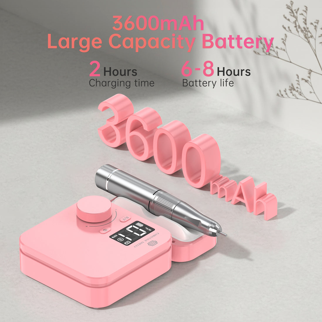 Rechargeable Electric Nail Drill 35000RPM - CS901-X10