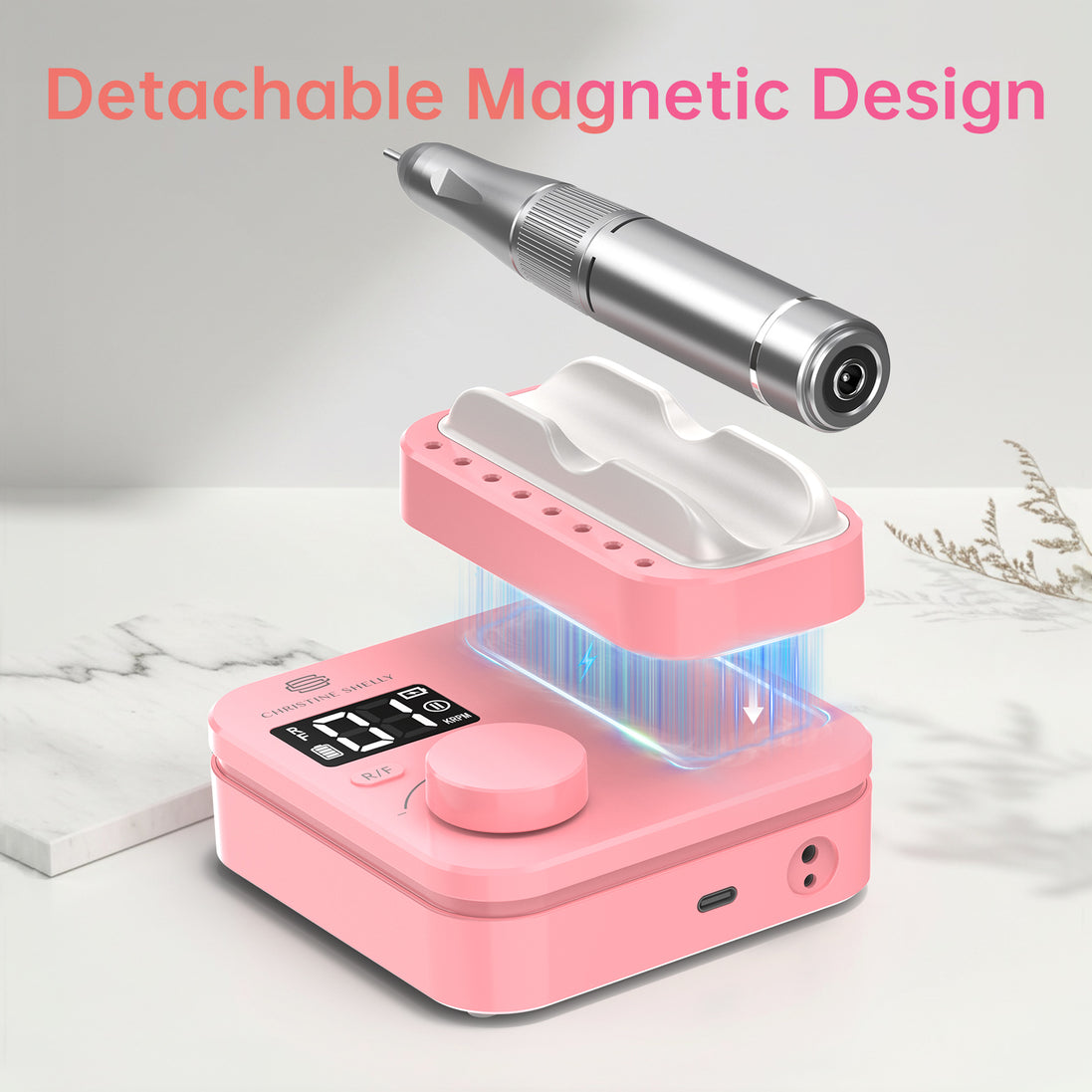 Rechargeable Electric Nail Drill 35000RPM - CS901-X10
