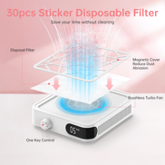 Portable Mini Nail Dust Collector Rechargeable - CSX10mini