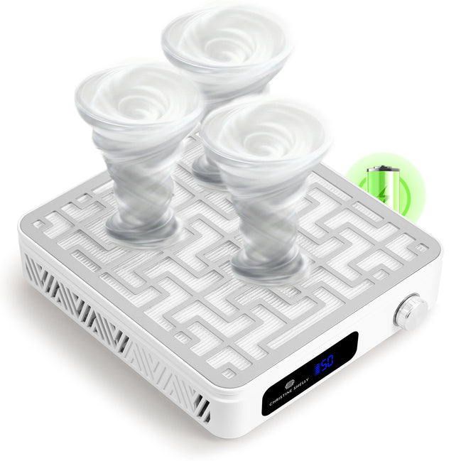 Triple Turbo Fan Rechargeable Nail Dust Collector - CS602-X12