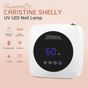 Rechargeable 96W UV Nail Lamp - CSS30-X12