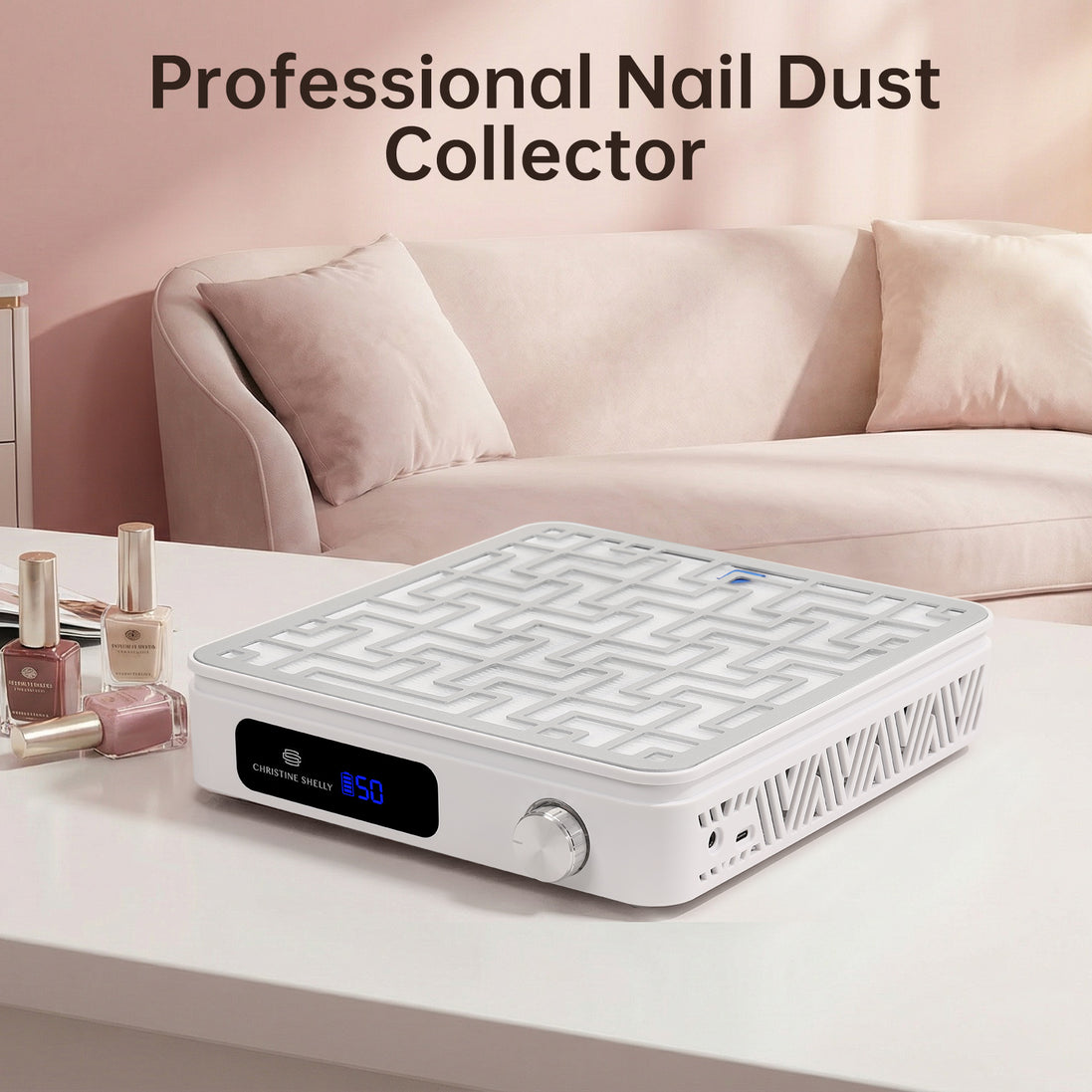 Triple Turbo Fan Rechargeable Nail Dust Collector - CS602-X02