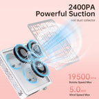 Triple Turbo Fan Rechargeable Nail Dust Collector - CS602