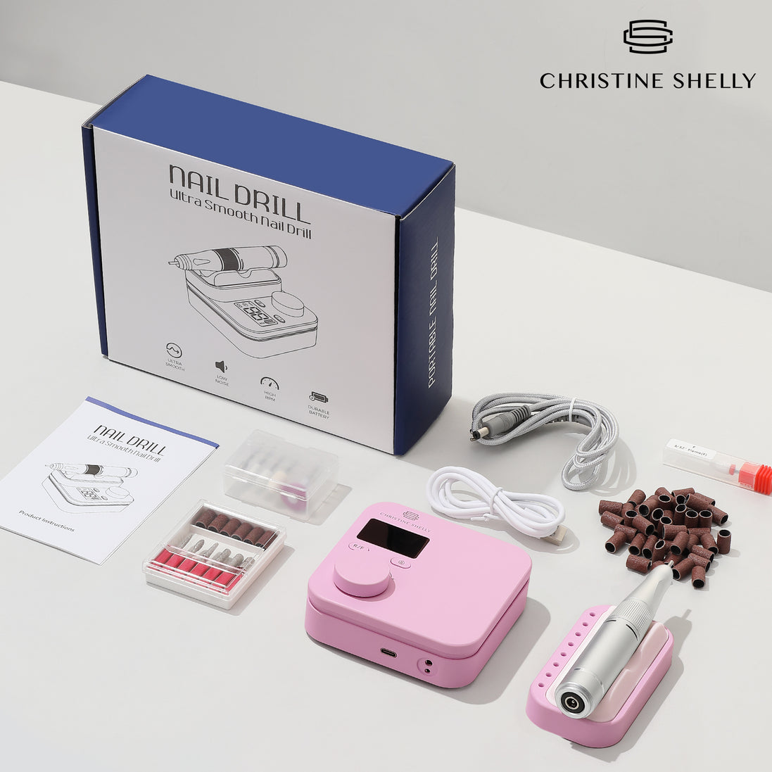 Rechargeable Electric Nail Drill 35000RPM - CS901-X19