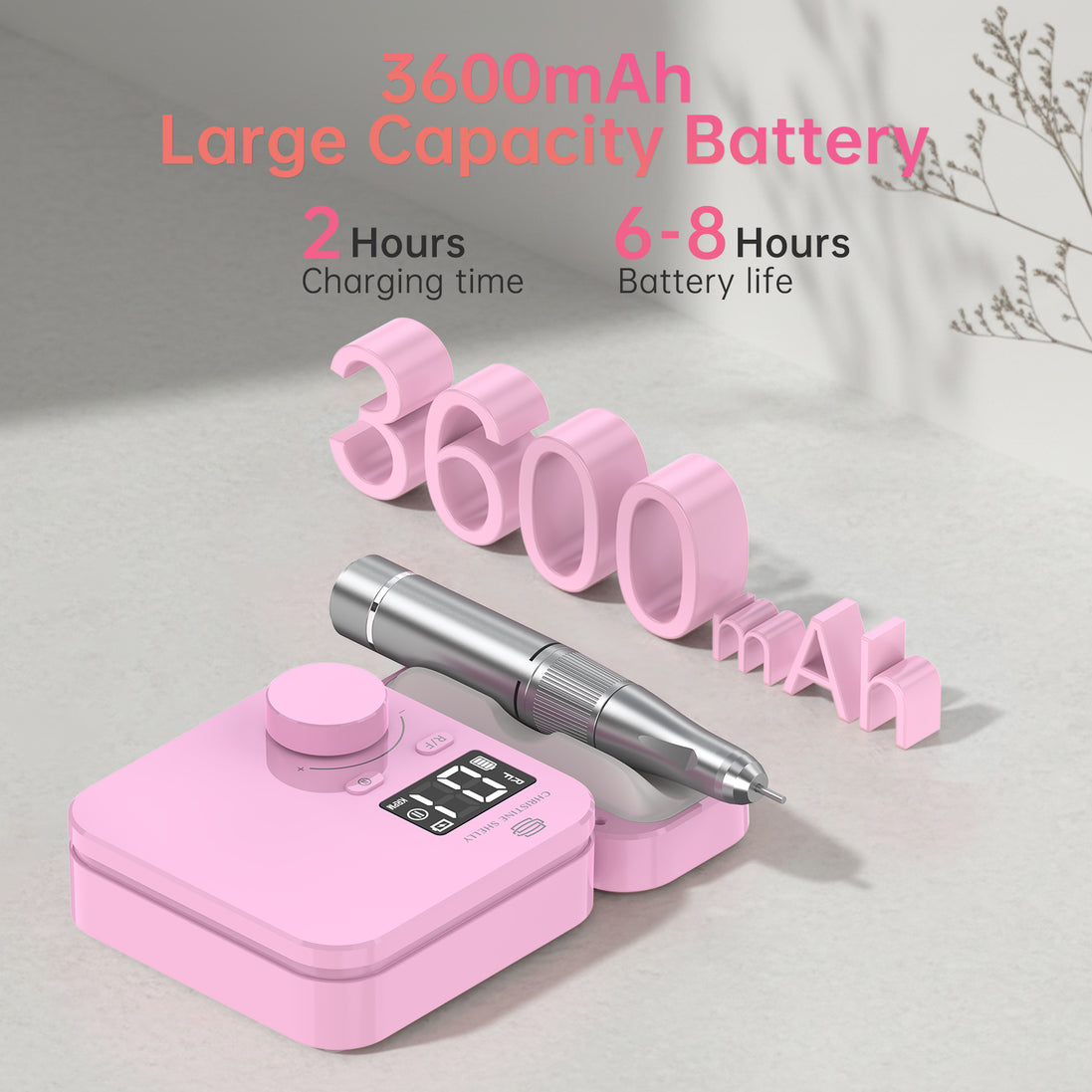 Rechargeable Electric Nail Drill 35000RPM - CS901-X19