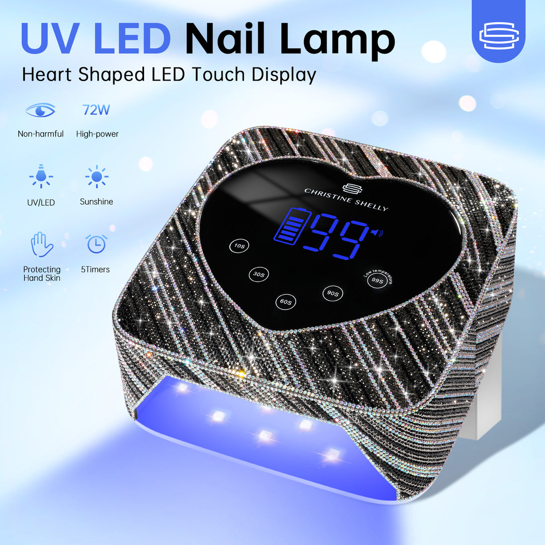Rechargeable UV Nail Lamp - CSX20-X08