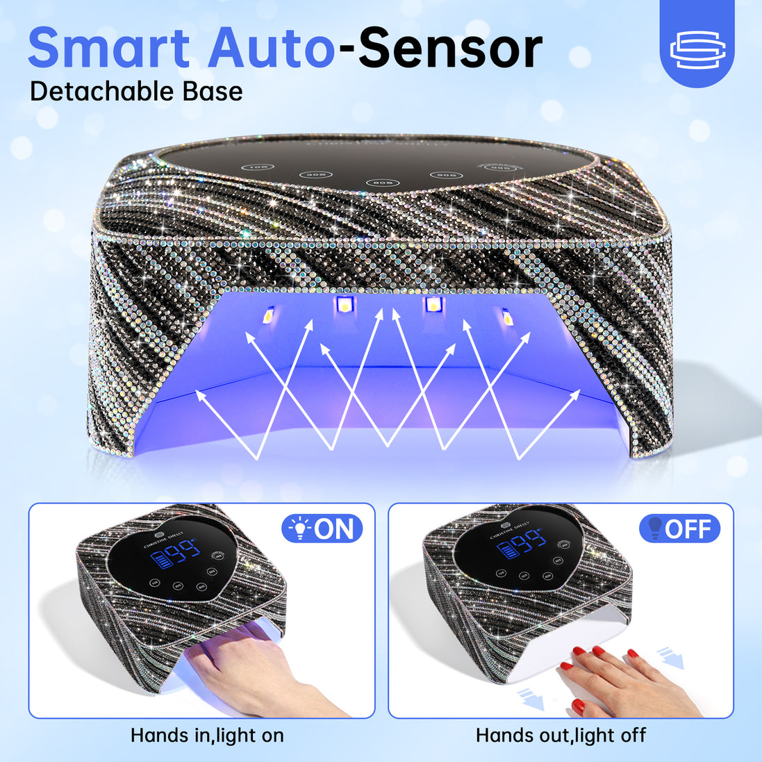 Rechargeable UV Nail Lamp - CSX20-X08