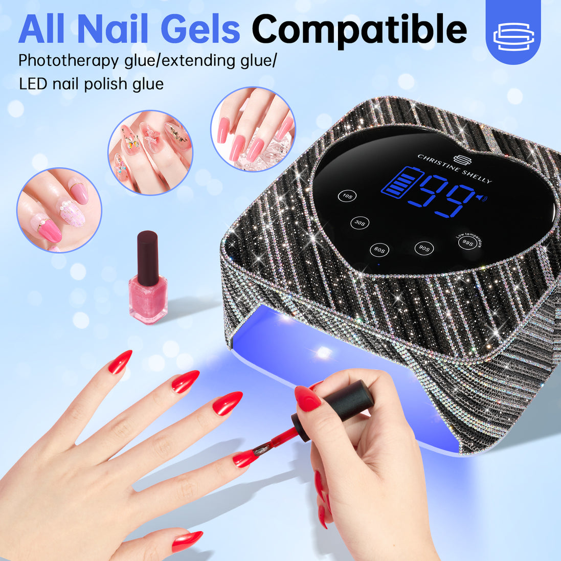 Rechargeable UV Nail Lamp - CSX20-X08