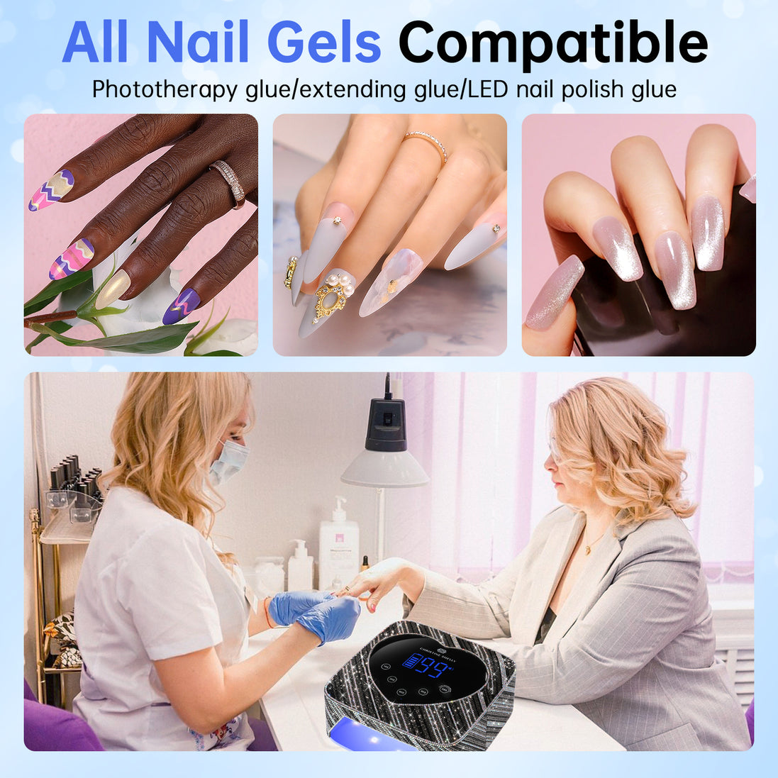 Rechargeable UV Nail Lamp - CSX20-X08