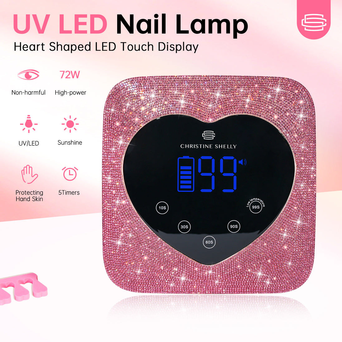 Rechargeable UV Nail Lamp - CSX20-X10
