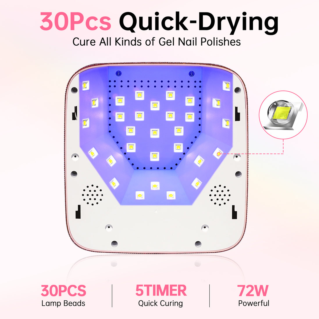 Rechargeable UV Nail Lamp - CSX20-X10