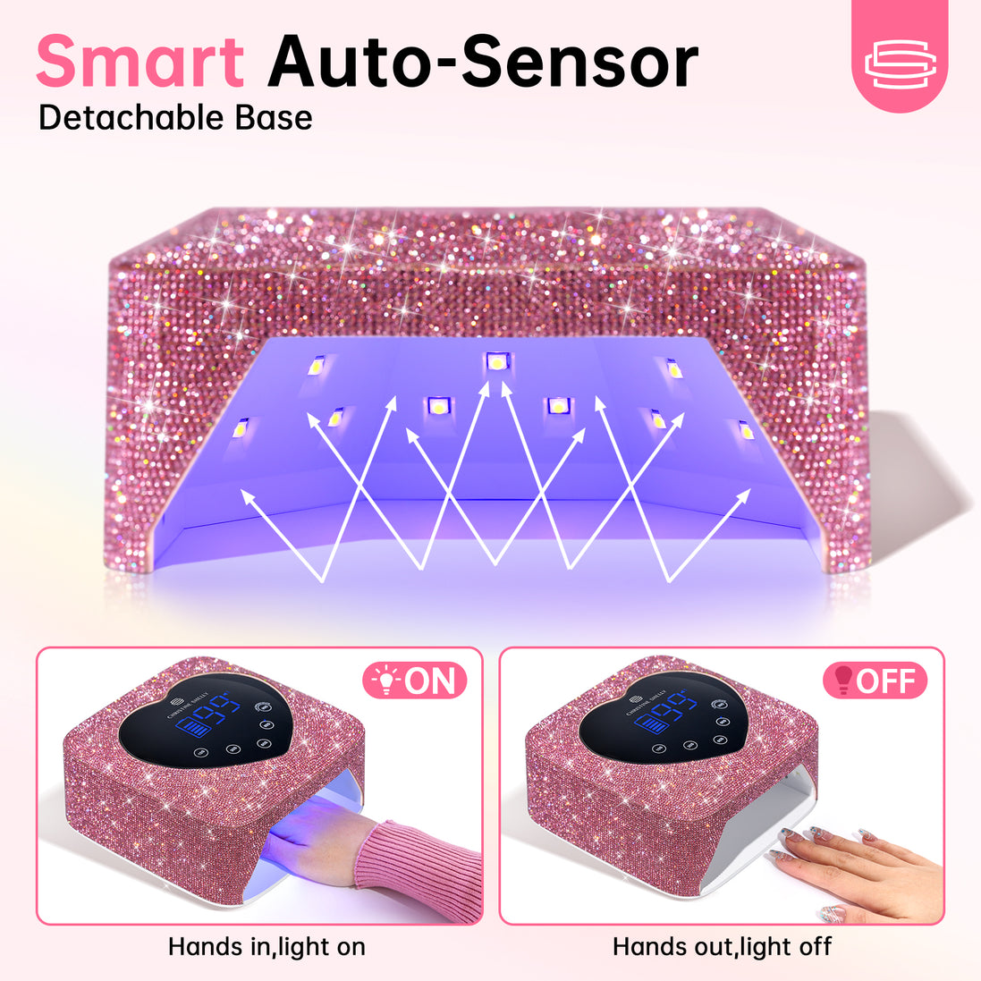 Rechargeable UV Nail Lamp - CSX20-X10