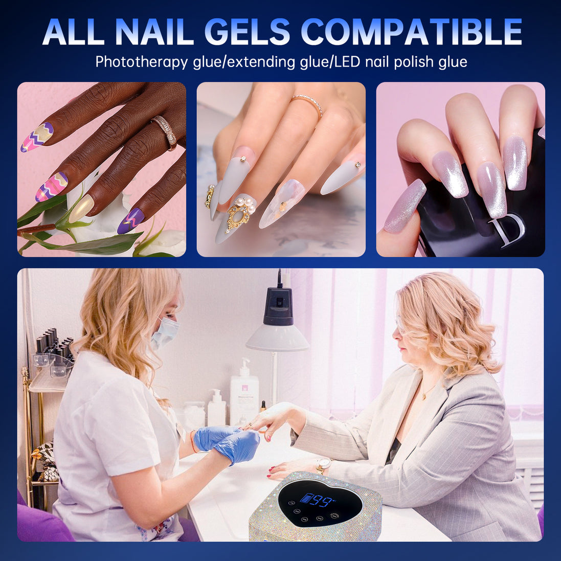 Rechargeable UV Nail Lamp - CSX20-X02