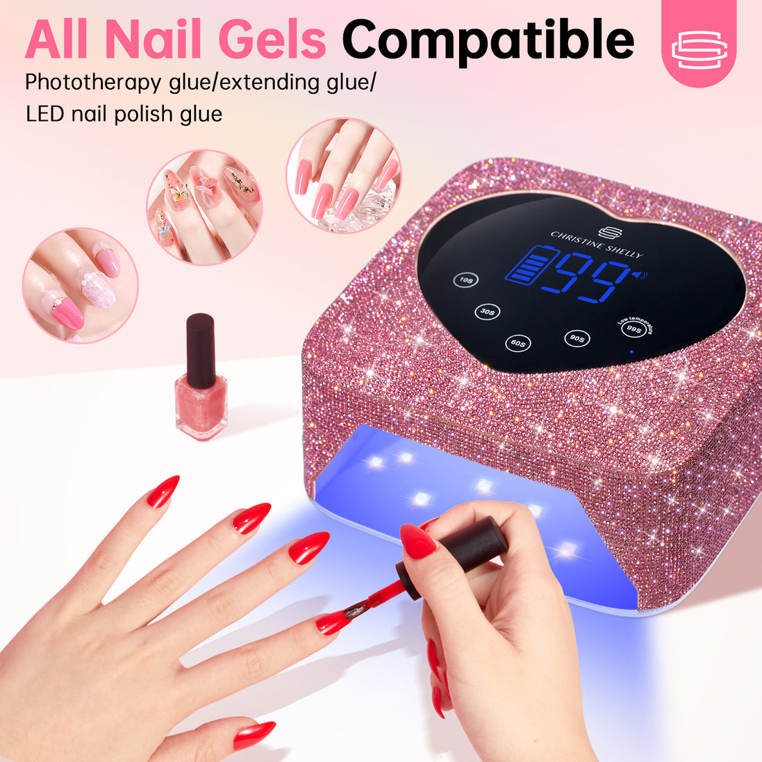 Rechargeable UV Nail Lamp - CSX20-X10