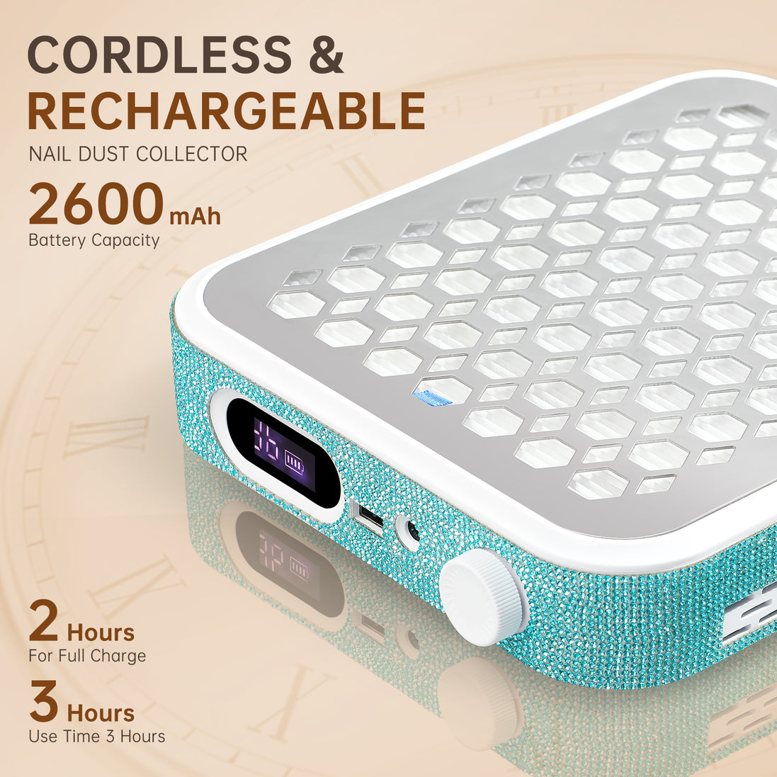 Rechargeable Nail Dust Collector - CS503-X15