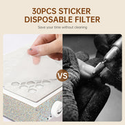Rechargeable 650PA Nail Dust Collector - CS502-X02
