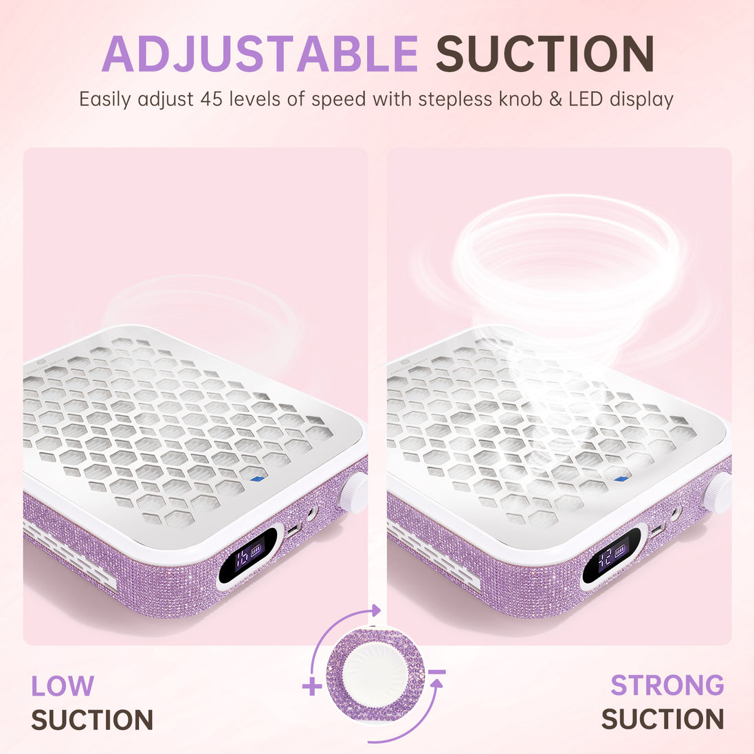 Rechargeable Nail Dust Collector - CS503-X19